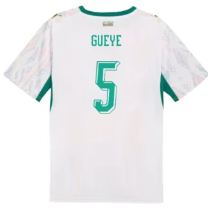 Gueye #5 Fotbalové Dresy Senegal Mistrovství Světa 2026 Domácí Dres Mužské