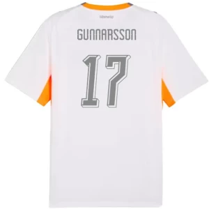 Gunnarsson #17 Fotbalové Dresy Island 2026 Venkovní Dres Mužské