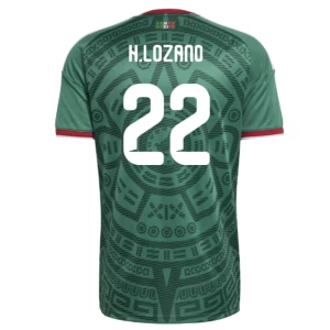 H. Lozano #22 Fotbalové Dresy Mexiko Mistrovství Světa 2026 Domácí Dres Mužské