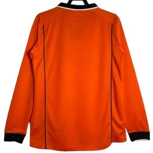 Holandsko Retro Dres 1998 Domácí Mužské Dlouhý Rukáv