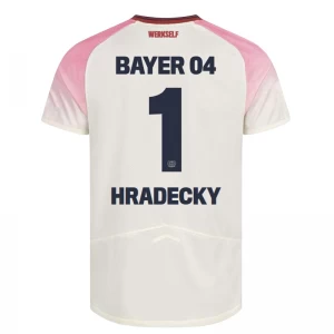 Hradecky #1 Fotbalové Dresy Bayer 04 Leverkusen 2025-26 Venkovní Dres Mužské