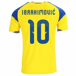 Ibrahimovic #10 Fotbalové Dresy Švédsko Mistrovství Světa 2026 Domácí Dres Mužské