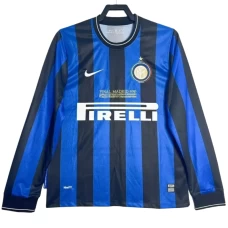 Inter Mediolan Champions League Final Retro Dres 2010-11 Domácí Mužské Dlouhý Rukáv