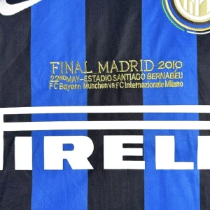 Inter Mediolan Champions League Final Retro Dres 2010-11 Domácí Mužské Dlouhý Rukáv