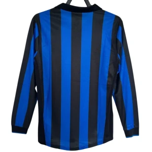 Inter Mediolan Retro Dres 1998-99 Domácí Mužské Dlouhý Rukáv