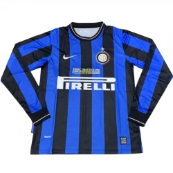 Inter Mediolan Retro Dres 2010-11 Domácí Mužské Dlouhý Rukáv