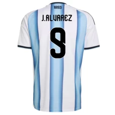 J. Alvarez #9 Fotbalové Dresy Argentina Mistrovství Světa 2026 Domácí Dres Mužské
