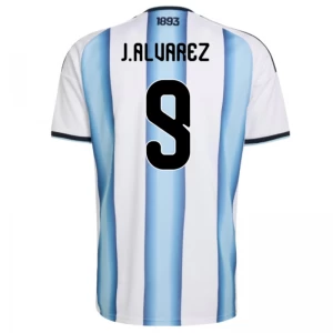 J. Alvarez #9 Fotbalové Dresy Argentina Mistrovství Světa 2026 Domácí Dres Mužské