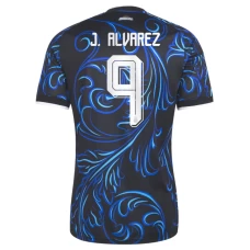 J. Alvarez #9 Fotbalové Dresy Argentina Mistrovství Světa 2026 Venkovní Dres Mužské