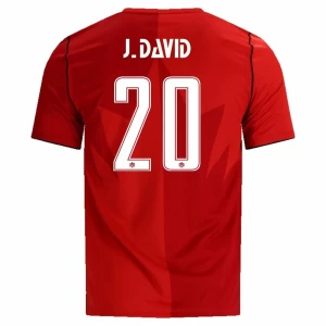 J. David #20 Fotbalové Dresy Kanada Mistrovství Světa 2026 Domácí Dres Mužské