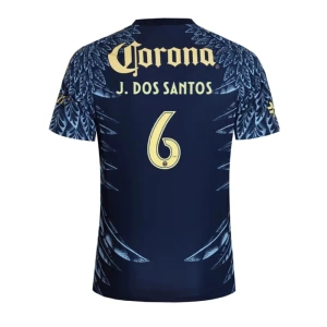 J. DOS SANTOS #6 Fotbalové Dresy Club América 2025-26 Venkovní Dres Mužské