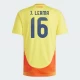 J. Lerma #16 Fotbalové Dresy Kolumbie Copa America 2024 Domácí Dres Mužské