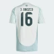 J. Orozco #16 Fotbalové Dresy Mexiko Copa America 2024 Venkovní Dres Mužské