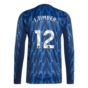J. Timber #12 Fotbalové Dresy Arsenal FC 2025-26 Venkovní Dres Mužské Dlouhý Rukáv
