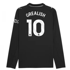 Jack Grealish #10 Fotbalové Dresy Manchester City 2025-26 Venkovní Dres Mužské Dlouhý Rukáv