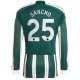 Jadon Sancho #25 Fotbalové Dresy Manchester United 2023-24 Venkovní Dres Mužské Dlouhý Rukáv