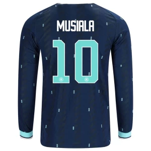 Jamal Musiala #10 Fotbalové Dresy Německo Mistrovství Světa 2026 Venkovní Dres Mužské Dlouhý Rukáv