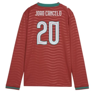 Joao Cancelo #20 Fotbalové Dresy Portugalsko Mistrovství Světa 2026 Domácí Dres Mužské Dlouhý Rukáv