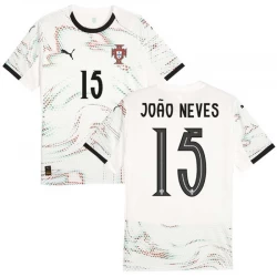 Joao Neves #15 Fotbalové Dresy Portugalsko 2025 Venkovní Dres Mužské