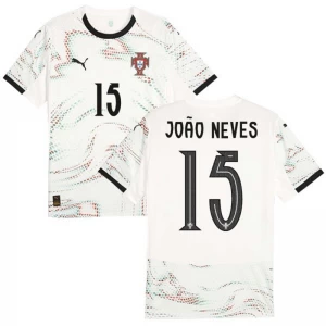 Joao Neves #15 Fotbalové Dresy Portugalsko 2025 Venkovní Dres Mužské