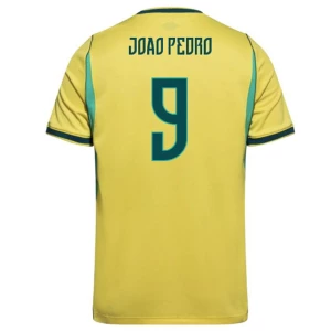 Joao Pedro #9 Fotbalové Dresy Brazílie Mistrovství Světa 2026 Domácí Dres Mužské