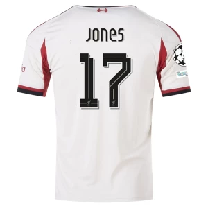 Jones #17 Fotbalové Dresy Liverpool FC 2025-26 Champions League Venkovní Dres Mužské