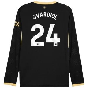 Josko Gvardiol #24 Fotbalové Dresy Manchester City 2026-27 Venkovní Dres Mužské Dlouhý Rukáv