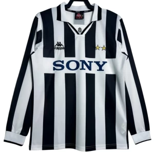 Juventus FC Retro Dres 1995-96 Domácí Mužské Dlouhý Rukáv