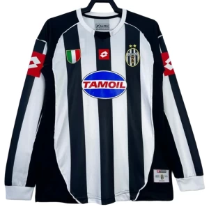 Juventus FC Retro Dres 2002-03 Domácí Mužské Dlouhý Rukáv