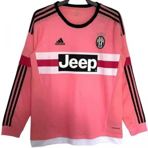 Juventus FC Retro Dres 2015-16 Venkovní Mužské Dlouhý Rukáv