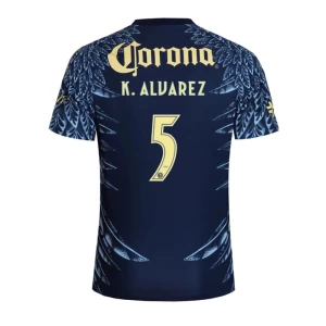 K. ALVAREZ #5 Fotbalové Dresy Club América 2025-26 Venkovní Dres Mužské