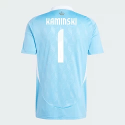 Kaminski #1 Fotbalové Dresy Belgie Mistrovství Evropy 2024 Venkovní Dres Mužské