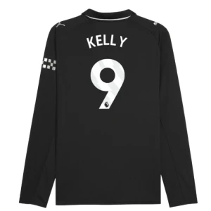 Kelly #9 Fotbalové Dresy Manchester City 2025-26 Venkovní Dres Mužské Dlouhý Rukáv
