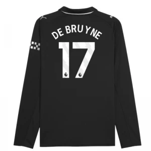 Kevin De Bruyne #17 Fotbalové Dresy Manchester City 2025-26 Venkovní Dres Mužské Dlouhý Rukáv