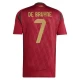 Kevin De Bruyne #7 Fotbalové Dresy Belgie Mistrovství Evropy 2024 Domácí Dres Mužské