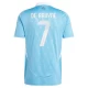 Kevin De Bruyne #7 Fotbalové Dresy Belgie Mistrovství Evropy 2024 Venkovní Dres Mužské