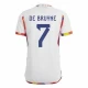 Kevin De Bruyne #7 Fotbalové Dresy Belgie Mistrovství Světa 2022 Venkovní Dres Mužské