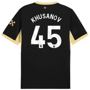 Khusanov #45 Fotbalové Dresy Manchester City 2026-27 Venkovní Dres Mužské