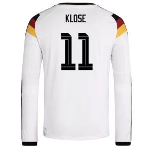 Klose #11 Fotbalové Dresy Německo Mistrovství Světa 2026 Domácí Dres Mužské Dlouhý Rukáv