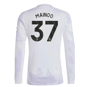 Kobbie Mainoo #37 Fotbalové Dresy Manchester United 2025-26 Venkovní Dres Mužské Dlouhý Rukáv