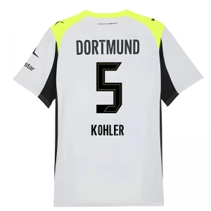 Kohler #5 Fotbalové Dresy BVB Borussia Dortmund 2025-26 Venkovní Dres Mužské