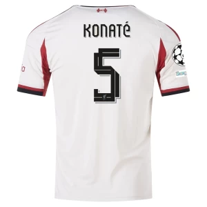 Konate #5 Fotbalové Dresy Liverpool FC 2025-26 Champions League Venkovní Dres Mužské