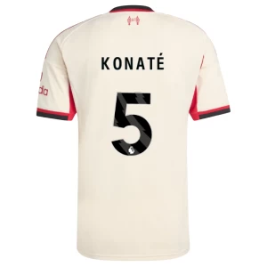 Konate #5 Fotbalové Dresy Liverpool FC 2025-26 Venkovní Dres Mužské
