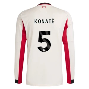 Konate #5 Fotbalové Dresy Liverpool FC 2025-26 Venkovní Dres Mužské Dlouhý Rukáv