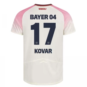 Kovar #17 Fotbalové Dresy Bayer 04 Leverkusen 2025-26 Venkovní Dres Mužské