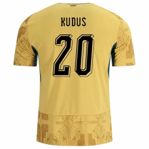Kudus #20 Fotbalové Dresy Ghana Mistrovství Světa 2026 Venkovní Dres Mužské