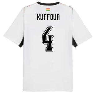 Kuffour #4 Fotbalové Dresy Ghana Mistrovství Světa 2026 Domácí Dres Mužské