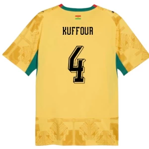 Kuffour #4 Fotbalové Dresy Ghana Mistrovství Světa 2026 Venkovní Dres Mužské