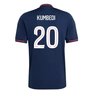 Kumbedi #20 Fotbalové Dresy Olympique Lyonnais 2025-26 Venkovní Dres Mužské