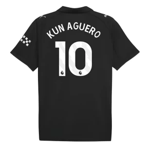 Kun Aguero #10 Fotbalové Dresy Manchester City 2025-26 Venkovní Dres Mužské